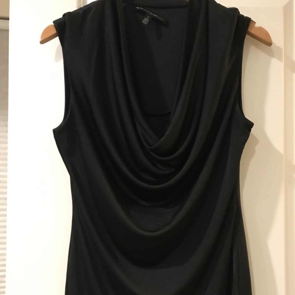 Black satin dressy shirt
